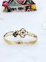 Clover & Flower Bracelet - Artificial Yellow Gold