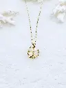 Four-Leaf Clover Pendant Necklace - Artificial Yellow Gold